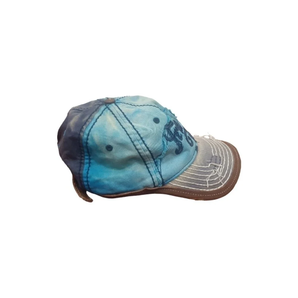 VINTAGE TRUE RELIGION LOGO DISTRESSED TRUCKER CAP BASEBALL RARE